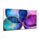 Abstract Shapes 5 Glass Wall Arts.